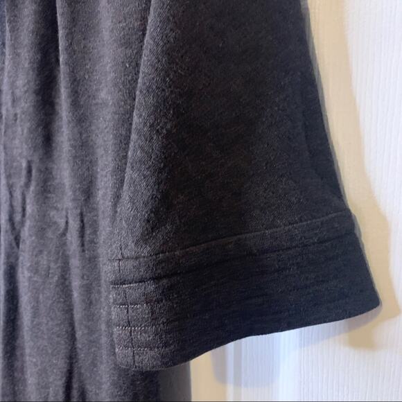 Yigal Azrouel Gray Wool Blend Cowl Neck Dress 2 - Picture 4 of 13